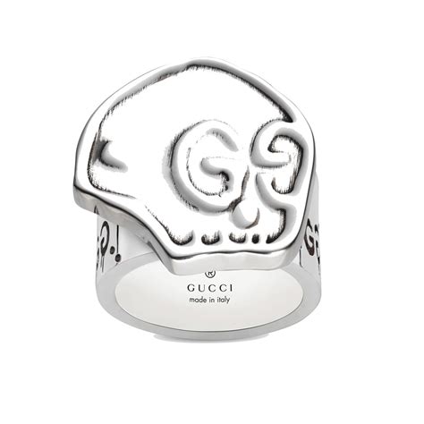 fake gucci skull ring|gucci ghost ring women.